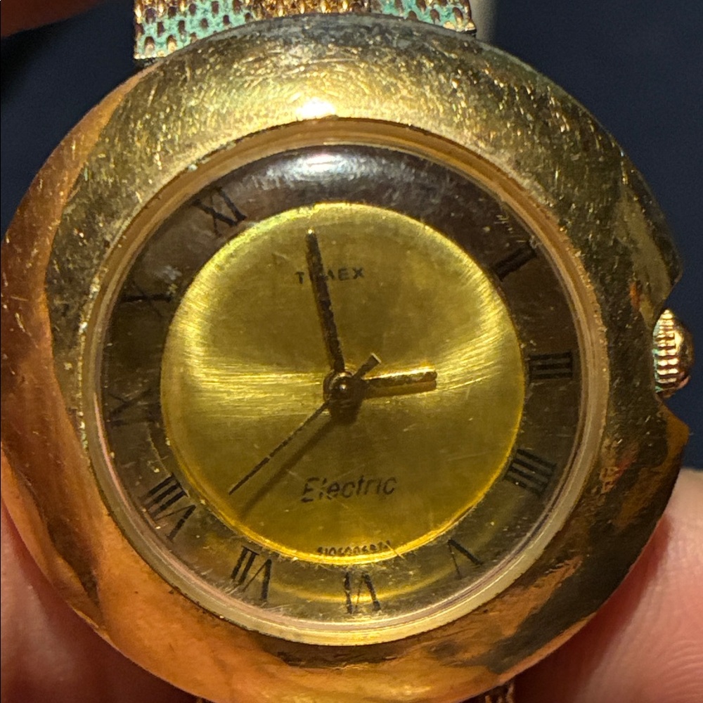 Timex Gold Electric Timepiece